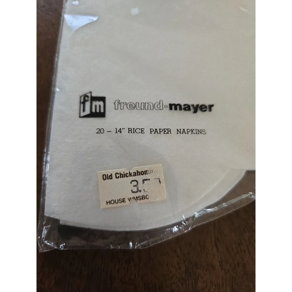 VTG Rice Paper Napkins 20-14